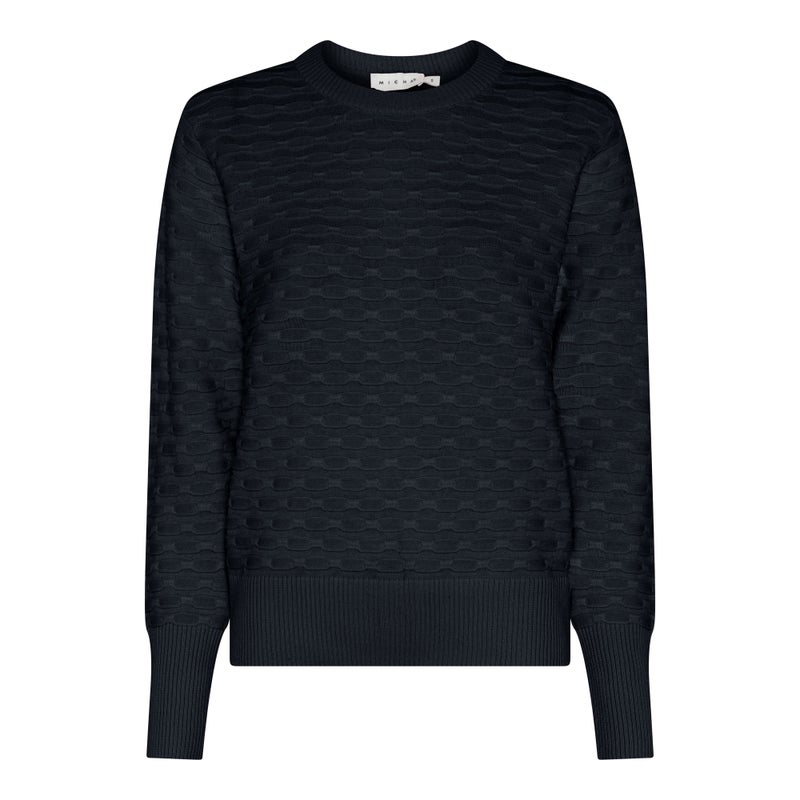 Tummansininen HUOM! V-p&auml;&auml;ntie