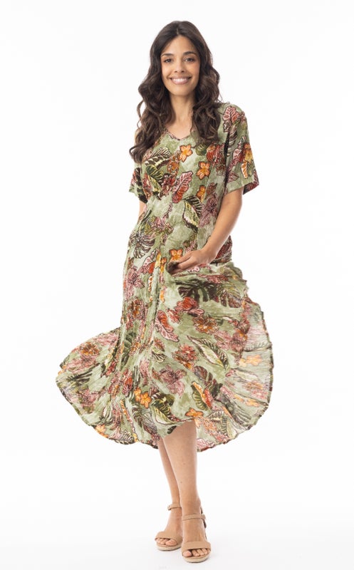 Orientique Lima Olive mekko